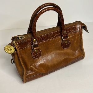 Brahmin Vintage Leather Small Brown Purse